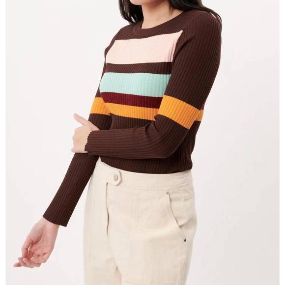 NEW FRNCH malice sweater in chocolat - Picture 2 of 4